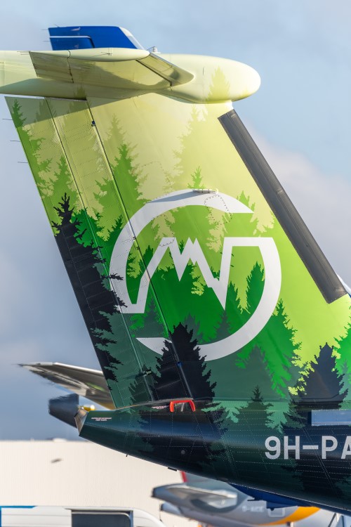 Leitwerk eines Sky Alps-Flugzeugs